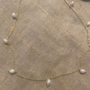Angelica Gold and Pearl Necklace